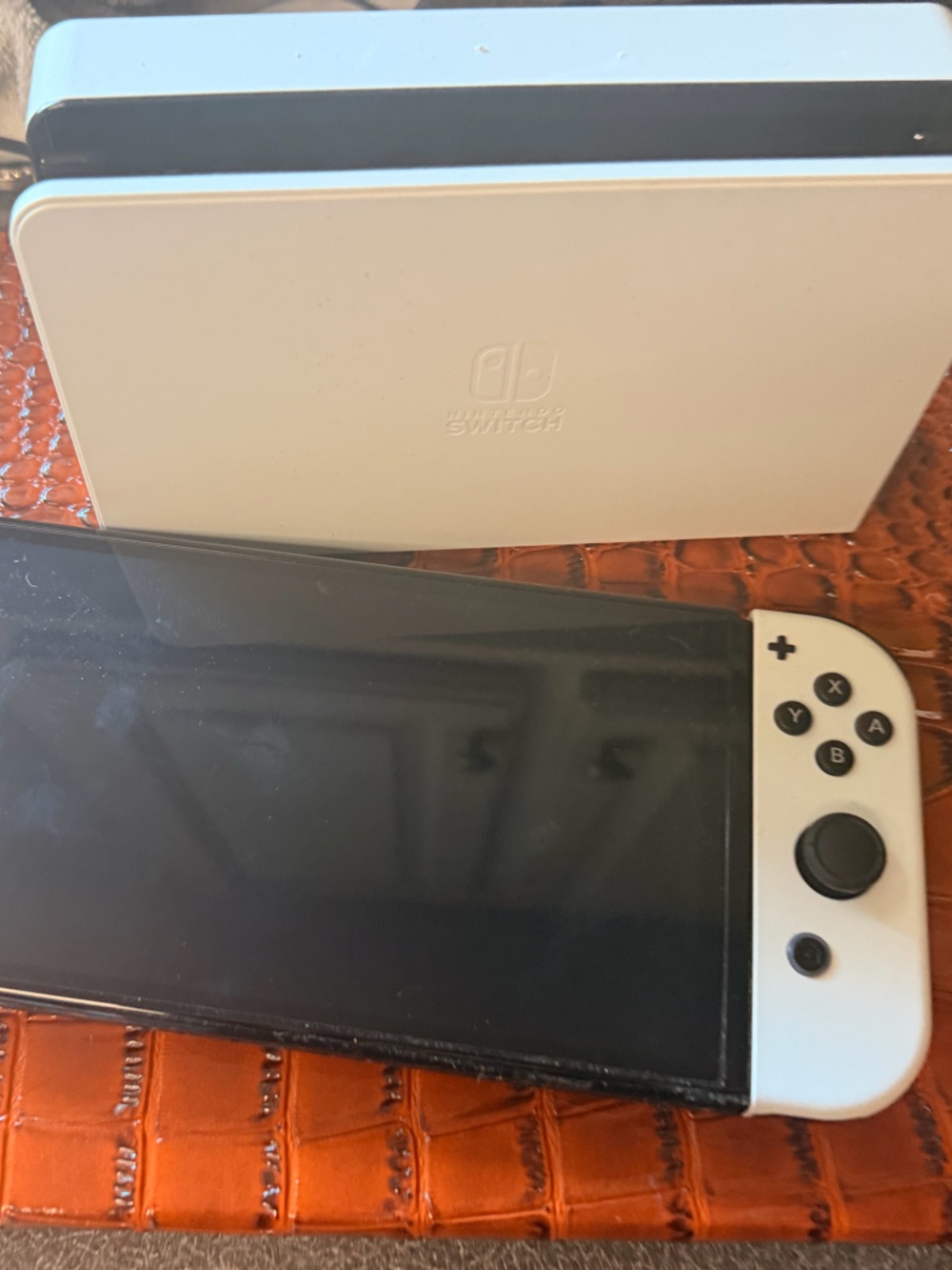 Nintendo Switch OLED - White Joy‑Con Handheld Console with White Dock